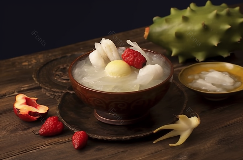 餐饮美食传统文化银耳莲子羹莲蓬,高清,摄影图,摄影图片,图片大全,摄影图免费下载